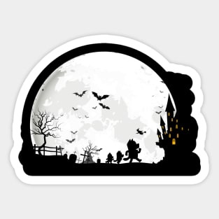 walk in the night Sticker